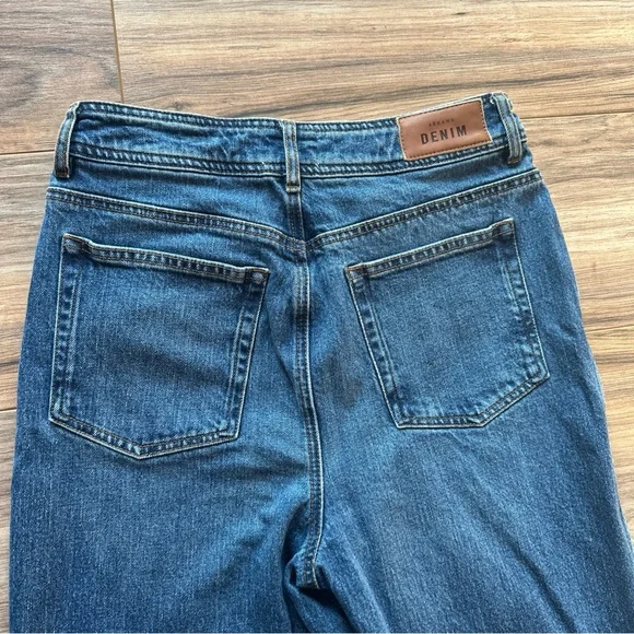 SOLD. Sezane Denim Le Crop Denim Blue Size 8 Size 40 Womens EUC - Picture 5 of 8